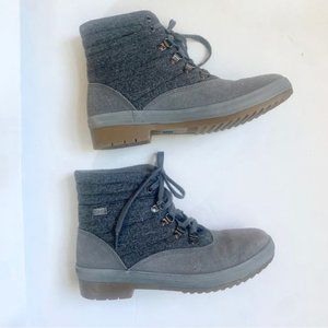 KEDS Women’s Camp Boot Water Resistant Suede Thinsulate Size 8.5 Gray